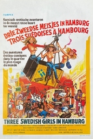 Drei Schwedinnen auf der Reeperbahn - Belgian Movie Poster (xs thumbnail)