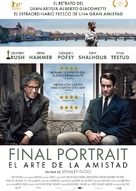 Final Portrait - Spanish Movie Poster (xs thumbnail)