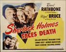 Sherlock Holmes Faces Death - Movie Poster (xs thumbnail)