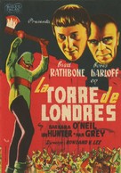 Tower of London - Spanish Movie Poster (xs thumbnail)
