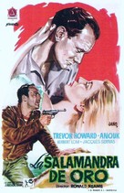 Golden Salamander - Spanish Movie Poster (xs thumbnail)
