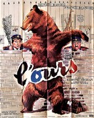 L&#039;ours - French Movie Poster (xs thumbnail)