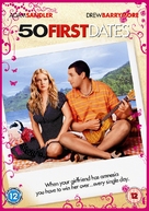 50 First Dates - British DVD movie cover (xs thumbnail)