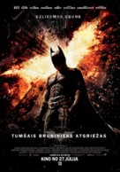 The Dark Knight Rises - Latvian Movie Poster (xs thumbnail)