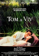 Tom &amp; Viv - German Movie Poster (xs thumbnail)