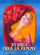 Et Dieu... cr&eacute;a la femme - French Movie Poster (xs thumbnail)