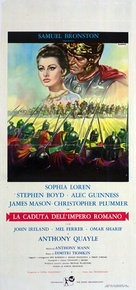 The Fall of the Roman Empire - Italian Movie Poster (xs thumbnail)