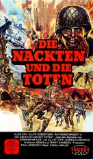 The Naked and the Dead - German VHS movie cover (xs thumbnail)