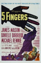 5 Fingers - Movie Poster (xs thumbnail)