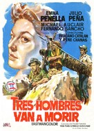 Tres hombres van a morir - Spanish Movie Poster (xs thumbnail)