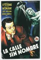 The Street with No Name - Spanish Movie Poster (xs thumbnail)