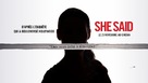 She Said - French Movie Poster (xs thumbnail)