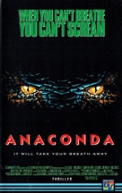 Anaconda - German VHS movie cover (xs thumbnail)