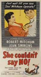 She Couldn&#039;t Say No - Movie Poster (xs thumbnail)