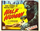 Half Human: The Story of the Abominable Snowman - Theatrical movie poster (xs thumbnail)