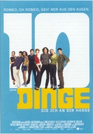 10 Things I Hate About You - German Movie Poster (xs thumbnail)