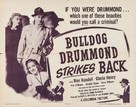 Bulldog Drummond Strikes Back - Movie Poster (xs thumbnail)