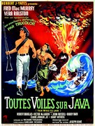 Fair Wind to Java - French Movie Poster (xs thumbnail)