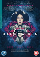 The Handmaiden - British DVD movie cover (xs thumbnail)
