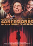 Confessions of a Dangerous Mind - Spanish Movie Poster (xs thumbnail)