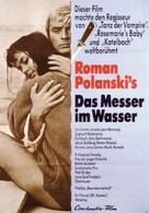 N&oacute;z w wodzie - German Movie Poster (xs thumbnail)