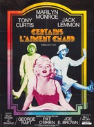 Some Like It Hot - French Re-release movie poster (xs thumbnail)