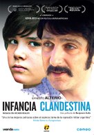 Infancia clandestina - Argentinian Movie Poster (xs thumbnail)