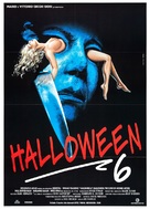 Halloween: The Curse of Michael Myers - Italian Movie Poster (xs thumbnail)