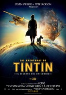 The Adventures of Tintin: The Secret of the Unicorn - Spanish Movie Poster (xs thumbnail)