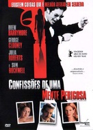 Confessions of a Dangerous Mind - Brazilian DVD movie cover (xs thumbnail)