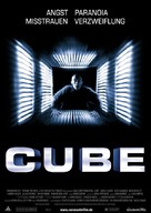 Cube - German Movie Poster (xs thumbnail)