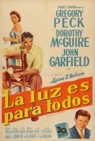 Gentleman&#039;s Agreement - Argentinian Movie Poster (xs thumbnail)