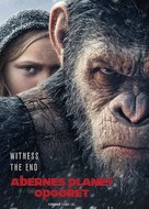 War for the Planet of the Apes - Danish Movie Poster (xs thumbnail)