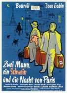 La travers&eacute;e de Paris - German Movie Poster (xs thumbnail)