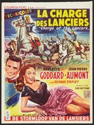 Charge of the Lancers - Belgian Movie Poster (xs thumbnail)