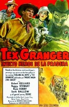 Tex Granger, Midnight Rider of the Plains - Mexican Movie Poster (xs thumbnail)