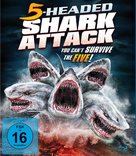5-Headed Shark Attack - German Blu-Ray movie cover (xs thumbnail)
