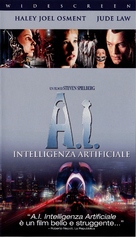 Artificial Intelligence: AI - Italian VHS movie cover (xs thumbnail)