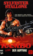 Rambo: First Blood Part II - German VHS movie cover (xs thumbnail)