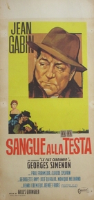 Le sang &agrave; la t&ecirc;te - Italian Movie Poster (xs thumbnail)