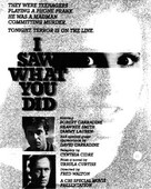 I Saw What You Did - poster (xs thumbnail)
