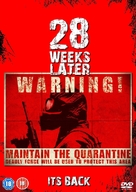 28 Weeks Later - British DVD movie cover (xs thumbnail)