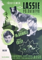 Lassie Come Home - Swedish Movie Poster (xs thumbnail)