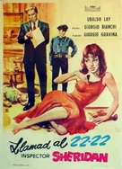 Chiamate 22-22 tenente Sheridan - Spanish Movie Poster (xs thumbnail)