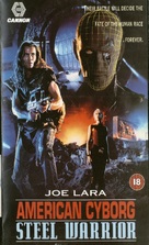 American Cyborg: Steel Warrior - British VHS movie cover (xs thumbnail)
