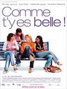 Comme t&#039;y es belle! - French Movie Poster (xs thumbnail)