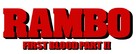 Rambo: First Blood Part II - Logo (xs thumbnail)
