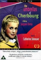 Les parapluies de Cherbourg - British DVD movie cover (xs thumbnail)