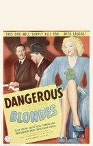 Dangerous Blondes - Movie Poster (xs thumbnail)