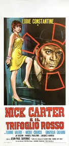 Nick Carter et le tr&egrave;fle rouge - Italian Movie Poster (xs thumbnail)